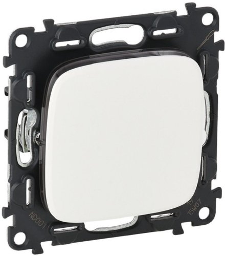 Переключатель без рамки Legrand Valena Allure 1-кл. проходной белый картинка